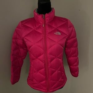 North Face Yout Pink Puffer Jacket, Size L (14-16)
